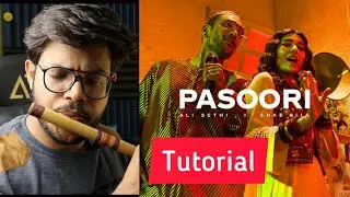 Pasoori| Flute Tutorial | Anurag