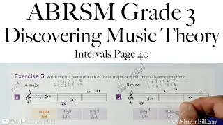 ABRSM: Интервалы для 3-го класса музыкальной теории, страница 40 с Шэрон Билл