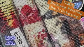 Ep 187: TEMU Diamond Painting Haul/Unboxing #craft #temu #unboxing #budgetfriendly  #diamondpainting