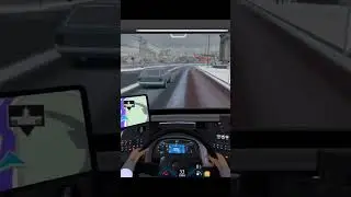 #bus #gameplay #truck #mobile  #driver #game #shortsvideo #shorts  snow weather🥶⚡🥶🥶❄️