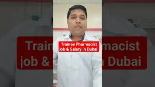 #Trainee Pharmacist job & Salary in Dubai
