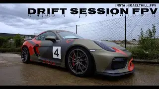 Porsche GT4 / Drift Session ! ( with my sony fx3 and Dji FPV SYSTEM)