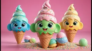 Learn Colors with Ice Cream Scoops &ndash; Adventure in Sparkle Kingdom | Fun Kids Song & Nursery Rhyme
