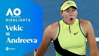 Donna Vekic vs Mirra Andreeva | Round One | Australian Open 2026 Highlights 🇦🇺