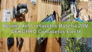 Rese&ntilde;a del Cortasetos Bateria 20V: DEKOPRO Cortasetos Electrico 2 en 1 con Bater&iacute;a de 2000mAh y Carg