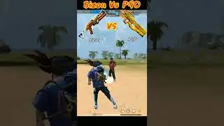 Bizon Vs P90 Garena Freefire Stealth Bizon Vs Golden P90 Ff#shorts#short#gunvsgun#freefire#trending#