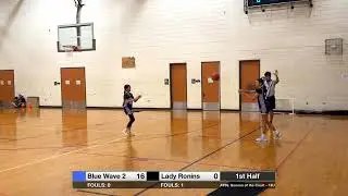 Blue Wave 2 vs Lady Ronin - 1/7/26 (AYBL Queens of the Court - 13U)