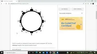 CodeChef Starters 38 Screencast