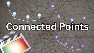 Map Animation - Connected points | Final Cut Pro X(FCPX)