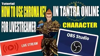 How to use chroma key effect in tantra using OBS studio (live stream background effect)