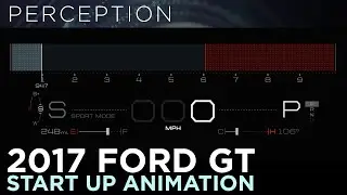 2017 FORD GT: Start Up Animation