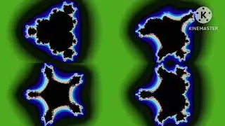 4 Fractals Power Morph (Mandelbrot - Burning Ship - Mandelbar - Heart) Fractal Morph #10