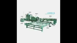 Polyester fiber comforter production line