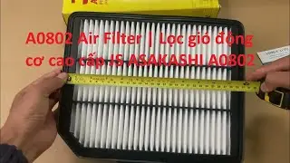 A0802 Air Filter | Lọc gi&oacute; động cơ cao cấp JS ASAKASHI A0802 | Anphuc Auto JS Việt Nam