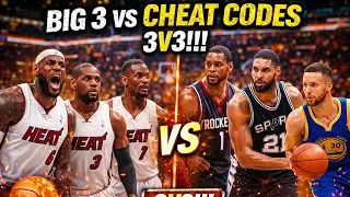 Miami Heat BIG 3 vs T-Mac, Tim Duncan & Curry 😳 FULL GAME