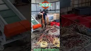 Top Wire Separator Machine Granulate Scrap Wire(500kg/h) For Pure Copper | Feedback From Australia