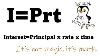 Simple Interest I=Prt - Business Math - Finite Math - College Math