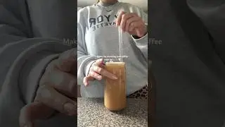 Make my morning iced coffee with me *ASMR edition* ☕️