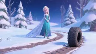Frozen Tire Tracks 2 ❄️🚛 | Fun Frozen Sing-Along for Kids