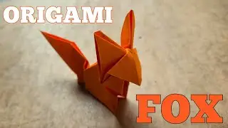 ORIGAMI FOX | Origami FOX Tutorial | Easy Origami Tutorial 