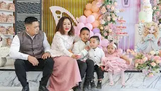 Ka nau Zobiaka leh Enkawli te fanu Sarah 1st Birthday| Aizawl view| Pathian hnen a lawmthu sawi na