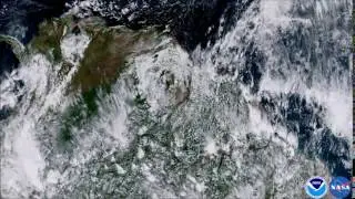 GOES-16 Animation of Weather over Northern South America