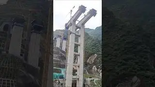 Infrastructure Miracle! Yukun High speed Railway Luoze River Bridge #technology  #highwaydevelopment