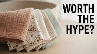 Mushie Muslin Organic Cotton Washcloths 5-Pack - My Honest Review
