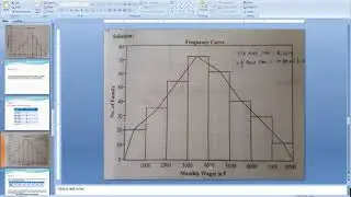 MODE HISTOGRAM ON GRAPH  DR KAUSAR UNNISA GFGC KGF