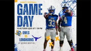 Odem Owls (6-0)vs George West Longhorns (5-0)2025-2026 season Live