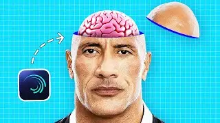 Cut Out Head Animation in Alight Motion
