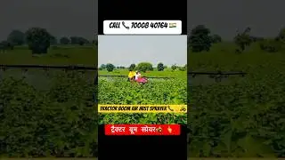 Tractor 🚜 mounted sprayer | Boom air mist sprayer |🔥#shortsviral ,#shortsfeed ,#shorts ,#ytshort