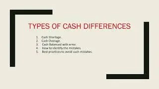 Bank Teller Training | Types of Till Cash Differences in a Bank | Banking Job
