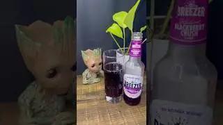 BREZZER delicious blackberry crush #drink #homebartender #alcoholicdrinks #asmr