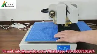 Hardcover Leather Cover Digital Hot Foil Printer for School  Notebook Invitation Certificate Cover