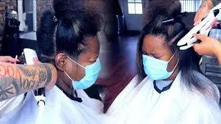WHEW 😅 THAT IRON IS HOT!!! 450 DEGREES ON HIGHLIGHTED HAIR