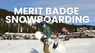 Snowboarding Merit Badge Skills Demonstration | Eli