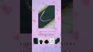 ✨ Elegant Korean Jewelry Under ₹300! ✨ #koreancollection # #neckalce #trending #shorts