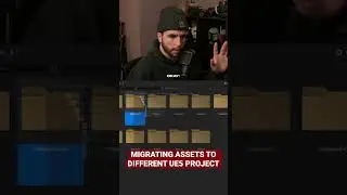 How to migrate assets to different projects #shorts #ue5