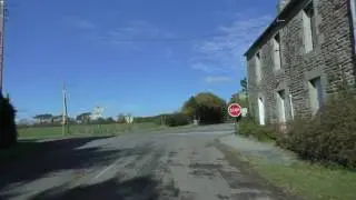 Driving On The D20 Between 22160 Ma&euml;l Pestivien & 22390 La Villeneuve, Brittany, France 14th Novembe