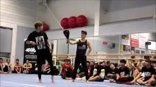 Ingun Yoo (Kickgun) - Basic Kicks Seminar @ Hooked&acute;15 RAW
