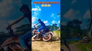 KTM Duke 125 Matte Black European Version 🔥 | Action Ride with Eastern Vibes #ktm #eurovision #viral