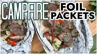Easy Steak and Potato Foil Packets for Outdoor Cooking over the Campfire or Grill