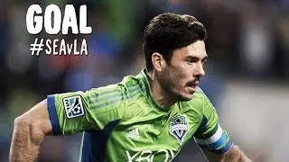 GOAL: Brad Evans smashes one home to level the aggregate score | Seattle Sounders v LA Galaxy