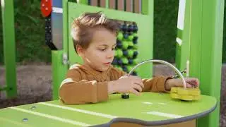 Maxi Ka'Yop with Grafic Games (J56003 GA) - Modular Outdoor Playground Equipment