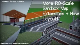 New RO-Scale Sandbox Commuter Rail Map Extensions and New Layout! | RO-Scale Sandbox #3