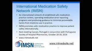 Working Together to Address Global Drug Safety Issues with Packaging and Labeling