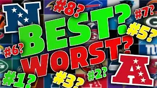 Ranking All 8 NFL Divisions From Worst To First For The Upcoming 2025 Season