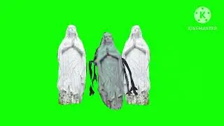 THE TWIN STATUE AND ICE MAN JUMPSCARES FANMADE TREVOR HENDERSON GREEN SCREEN