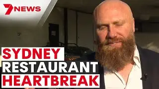 COVID CRACKDOWN | Emotional restaurant owner in tears over Sydney police actions & lockdown | 7NEWS